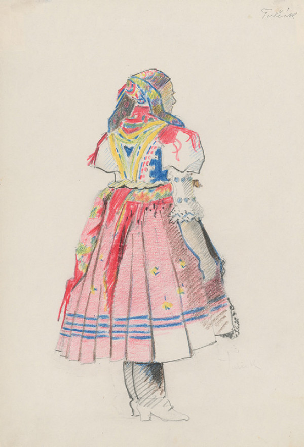 Ľudovít Fulla – Žena z Tulčíka 