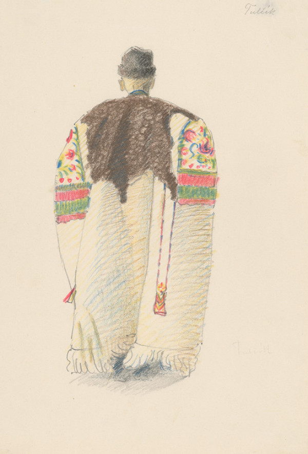 Ľudovít Fulla – Muž v zimnej huni 