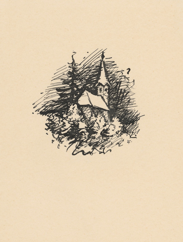 Ľudovít Fulla – Tatranský kostolík 