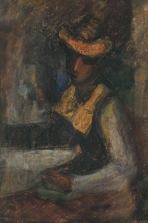 Janko Alexy – Žena so žltým klobúkom 