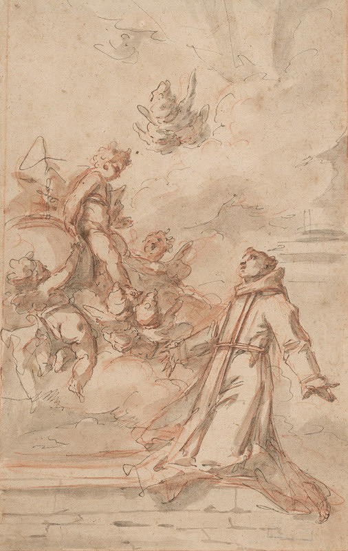 Taliansky majster zo 16. storočia – Videnie sv.Antona 