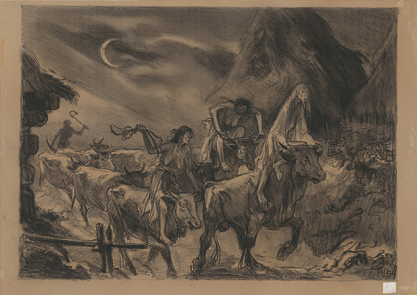 Jaroslav Vodrážka – Strigy a bosorky so stádami vnikali do dediny 