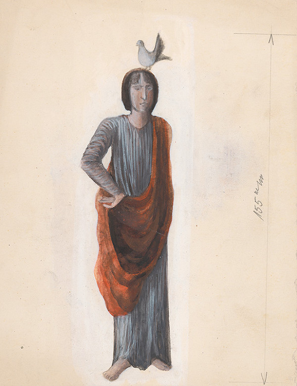 Viera Žilinčanová – Muž s holubicou 