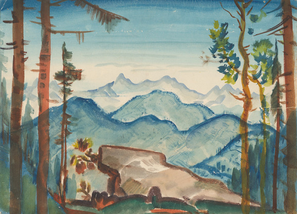 Martin Benka – Vrchy - Scénický návrh ku hre Jánošík 