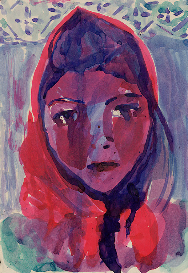 Lea Mrázová – Dievča v šatke 