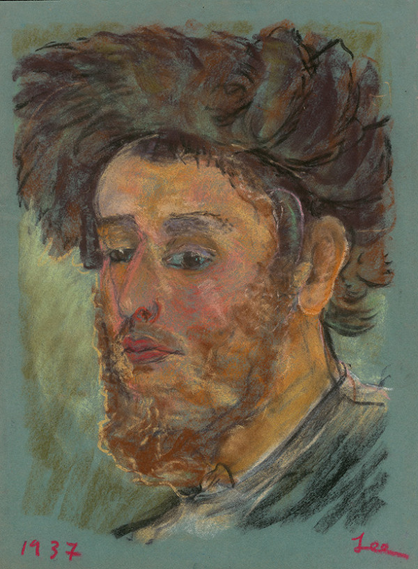 Lea Mrázová – Portrét muža s bradou 