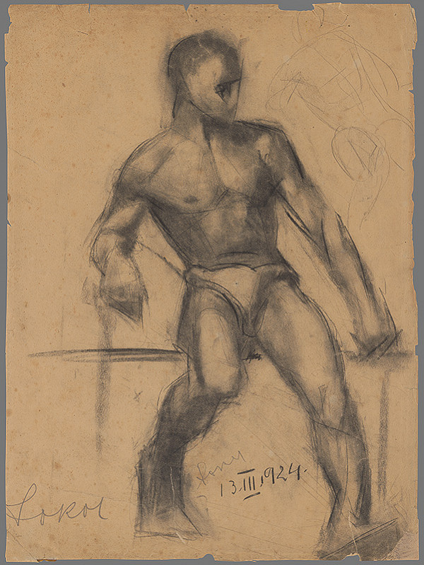 Koloman Sokol – Štúdia mužského aktu 