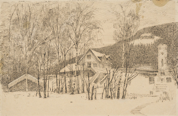 Ladislav Mednyánszky – Motív z Bystrian 