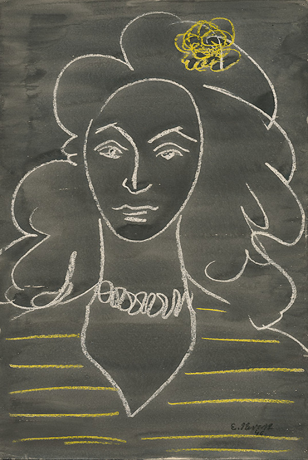 Eugen Nevan – Portrét ženy 