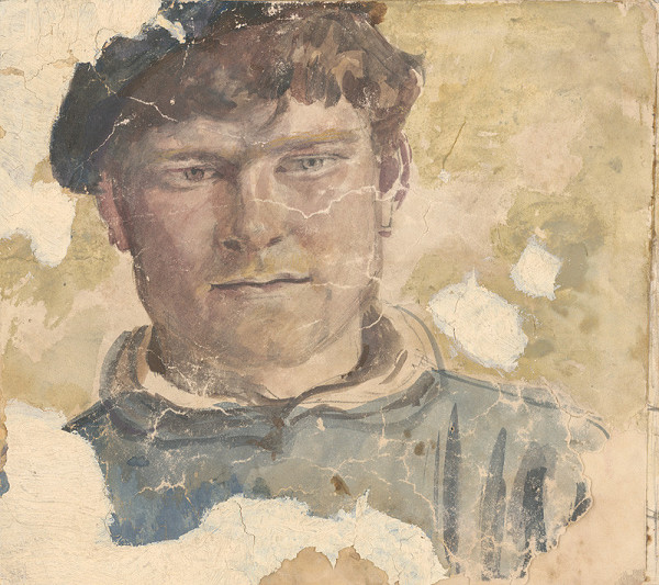 Ladislav Mednyánszky – Podobizeň muža v čiapke 