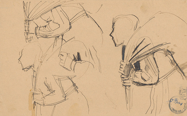 Ladislav Mednyánszky – Figurálne štúdie 60. 