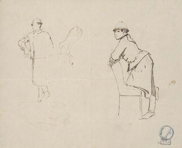 Ladislav Mednyánszky – Figurálne štúdie 107. 