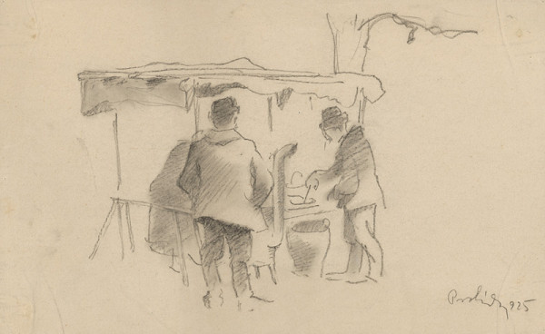 Štefan Prohászka-Tallós – Pri piecke 