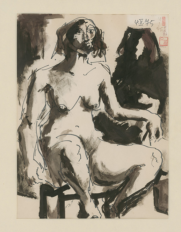 Koloman Sokol – Sediaca nahá 