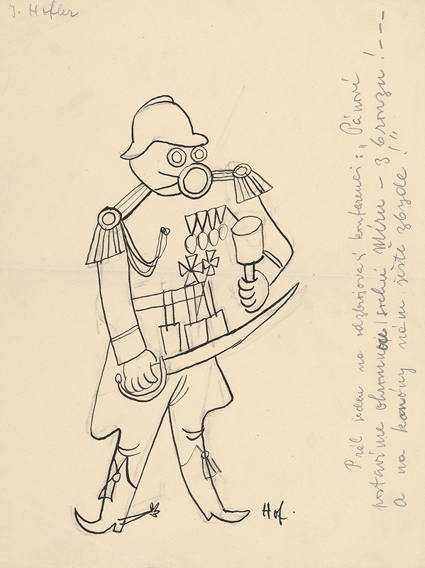 Štefan Bednár – Karikatúra generála 