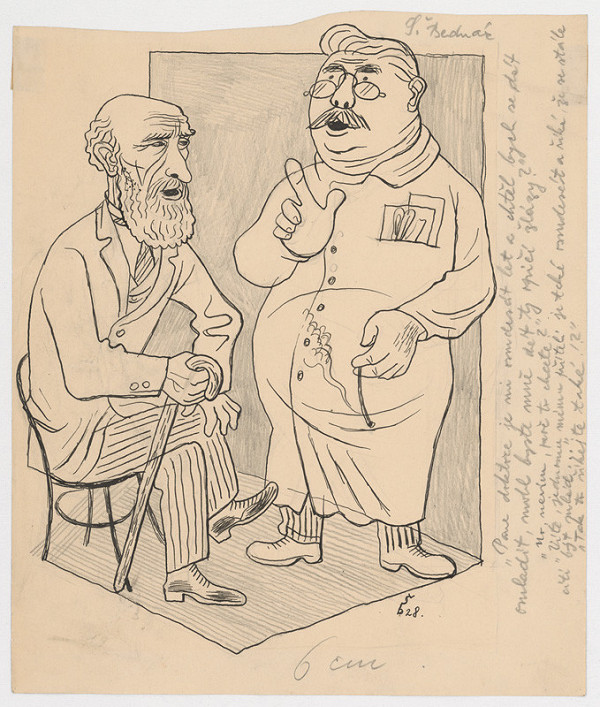 Štefan Bednár – U lekára - 1928 