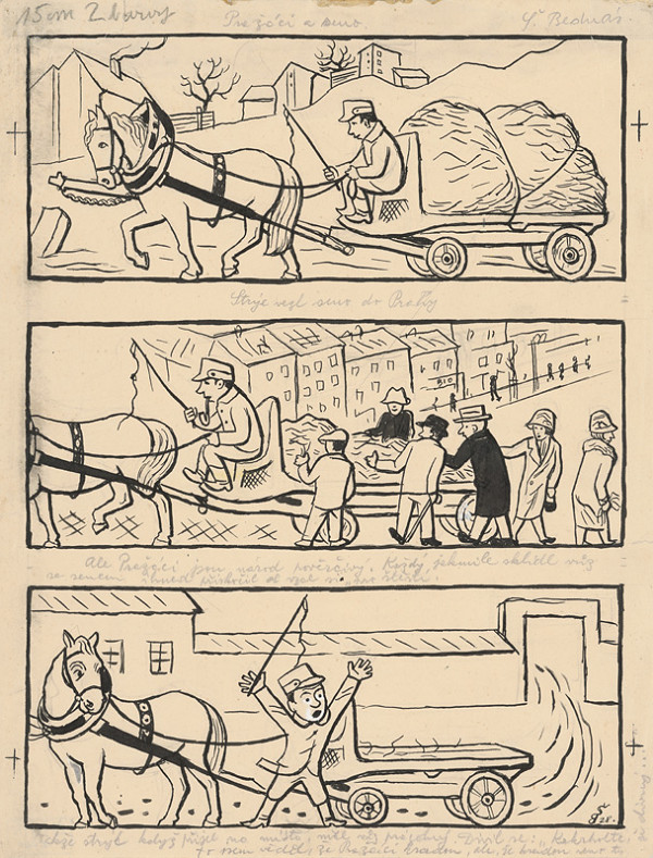 Štefan Bednár – Pražáci a zrno - 1928, seriál 