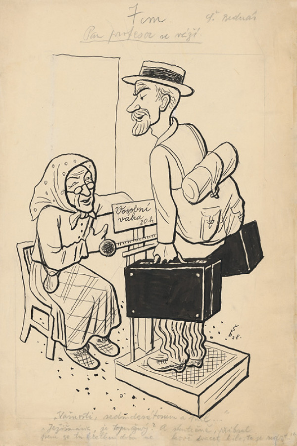 Štefan Bednár – Pán profesor sa váži - 1928 
