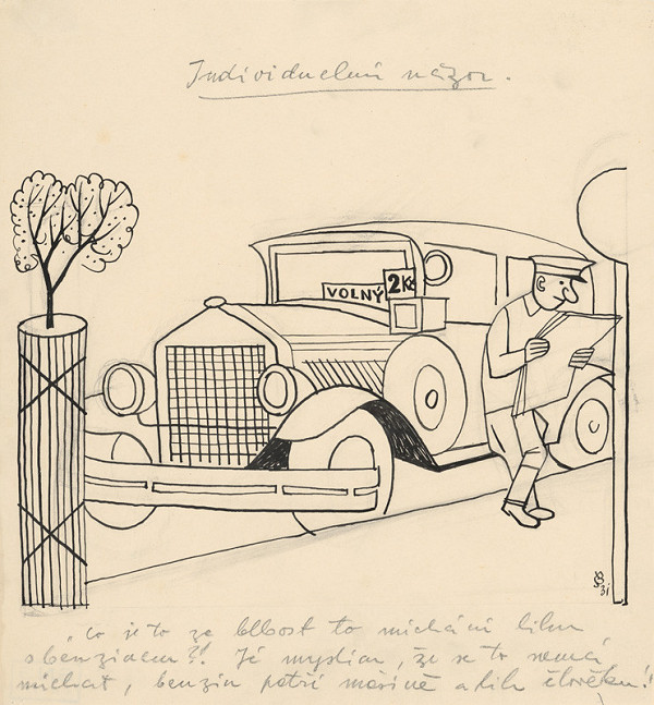 Štefan Bednár – Taxikár - 1931 