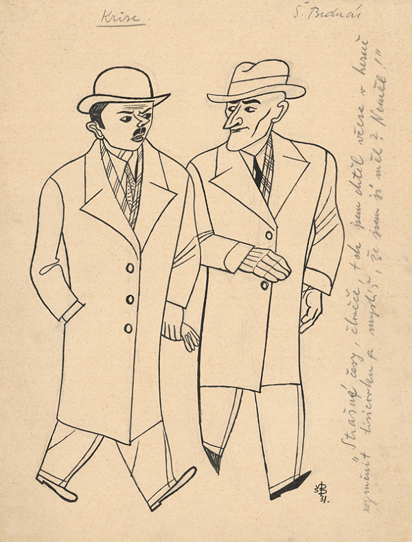 Štefan Bednár – Dvaja páni - 1931 