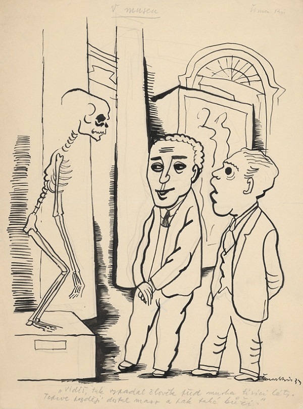 Štefan Bednár – V múzeu - 1933 