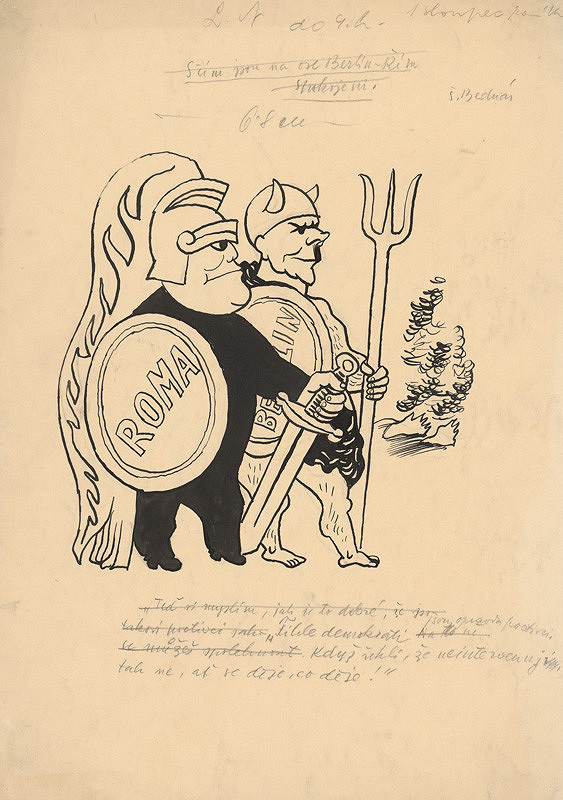 Štefan Bednár – Antickí poľovníci Mussolini a Hitler 