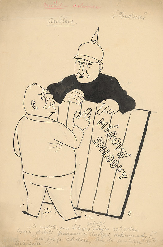 Štefan Bednár – Mierová zmluva. Rakúsky kancelár Schober a nemecký militarizmus 