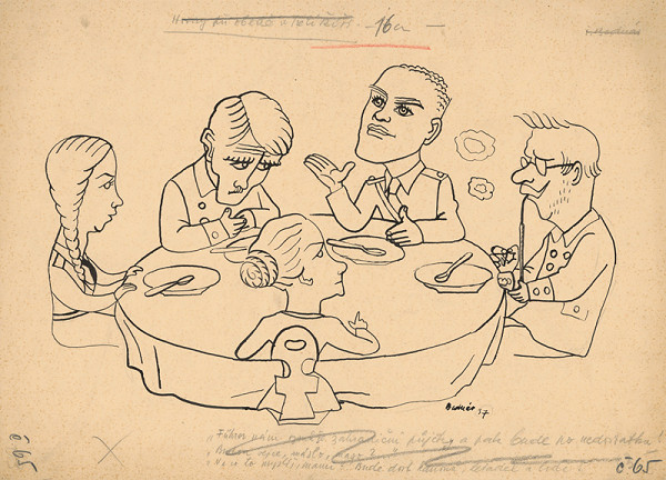 Štefan Bednár – Obed nemeckej rodiny - 1937 