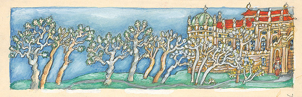 Ján Trojan – Záhrada pred zámkom 