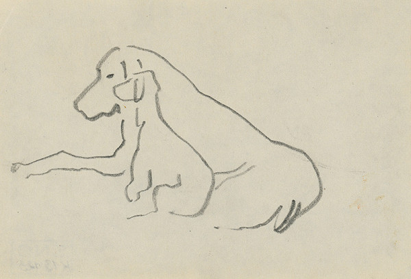 Miloš Alexander Bazovský – Odpočívajúci psi 