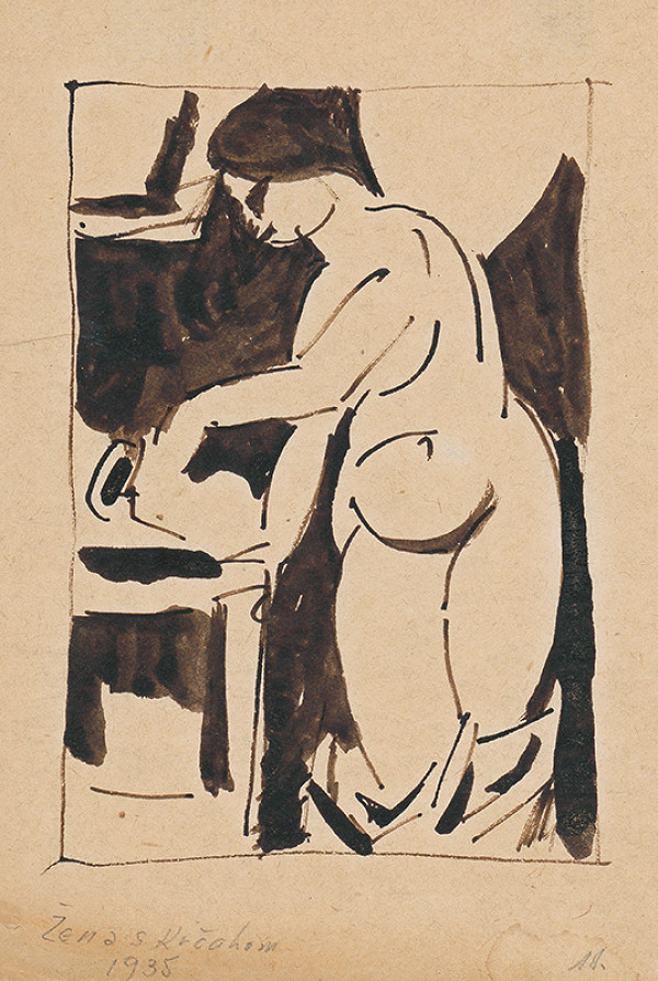 Ján Želibský – Žena s krčahom 