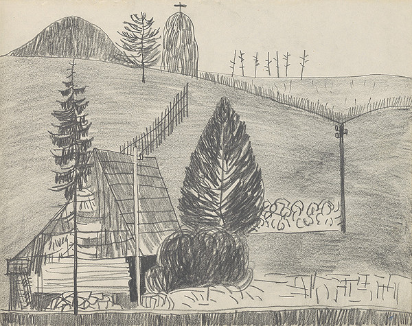 Alojz Pepich – Motív z horskej dediny 