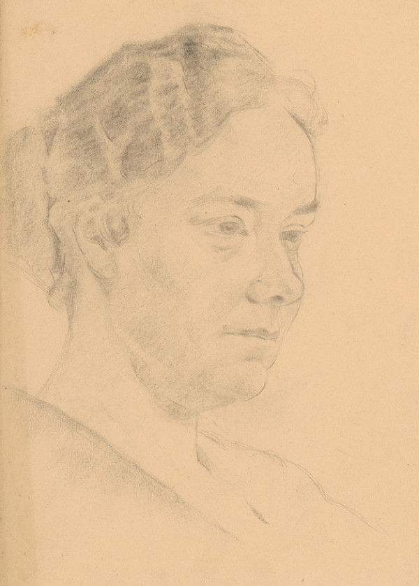 Štefan Polkoráb – Štúdia ženskej hlavy 