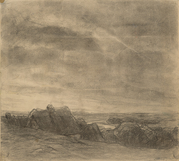 Ľudovít Čordák – View of a River Valley 