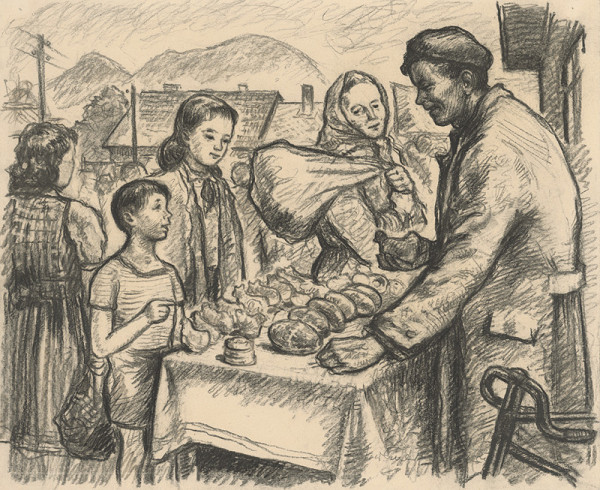 Imrich Weiner-Kráľ – Na jarmoku 