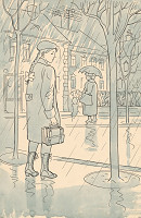 Imrich Weiner-Kráľ – V daždivej ulici 