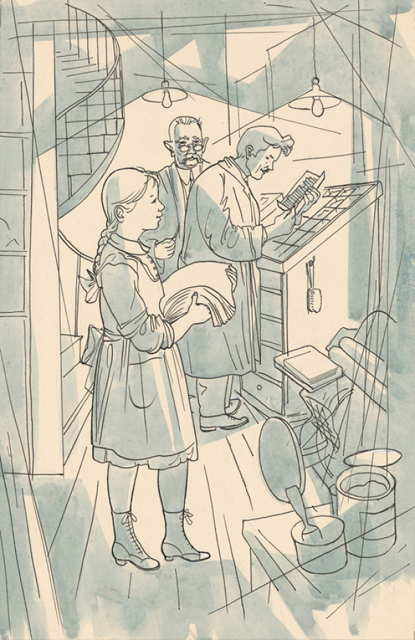 Imrich Weiner-Kráľ – V tlačiarni 