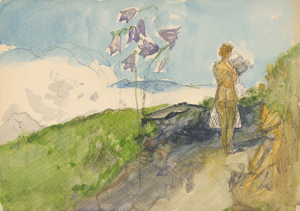 Imrich Weiner-Kráľ – Žena v letnej krajine 