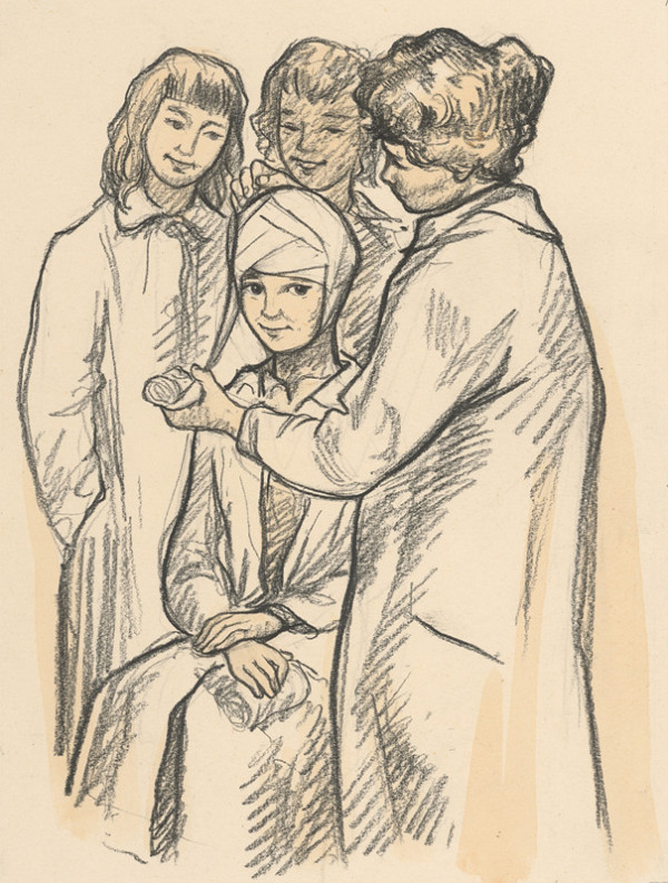 Imrich Weiner-Kráľ – Obväzovanie hlavy 