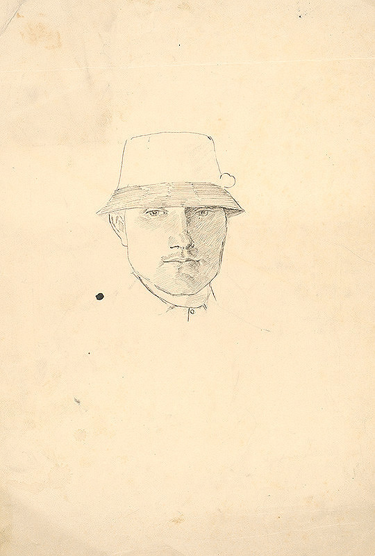 Ladislav Mednyánszky – Study of a Man in a Hunter's Hat 
