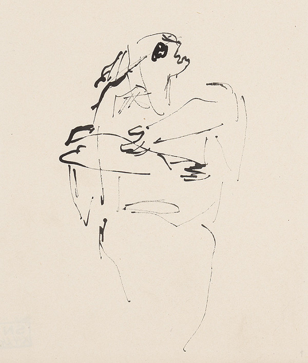 Július Lőrincz – 14.- Vojna II. Žena s vyvrátenou hlavou 