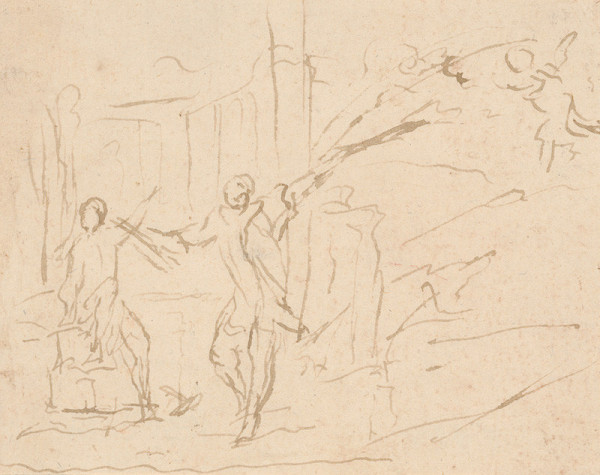 Taliansky majster zo 16. storočia – Angel Coming to Joseph 