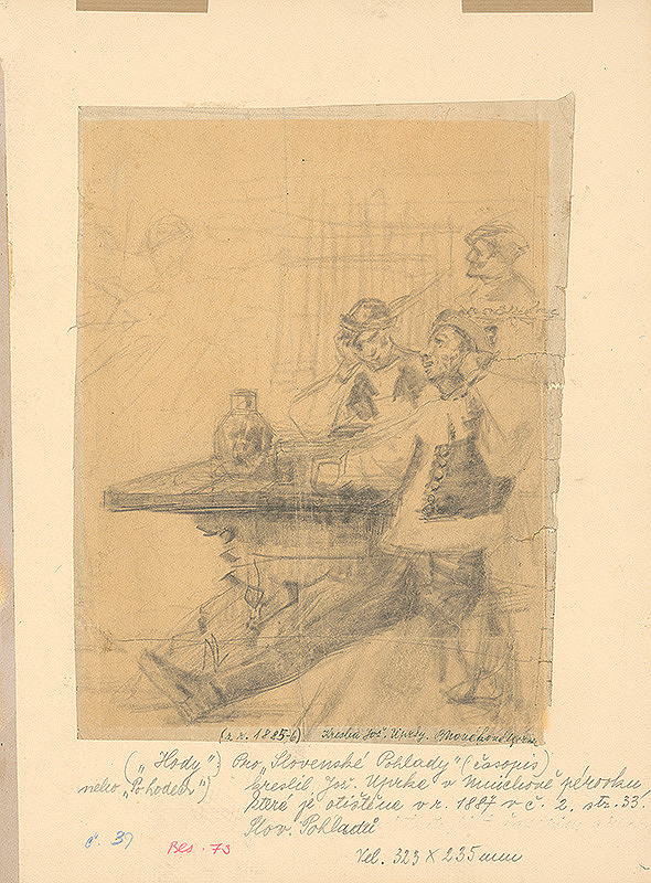 Joža Úprka – Mládenci v krčme 