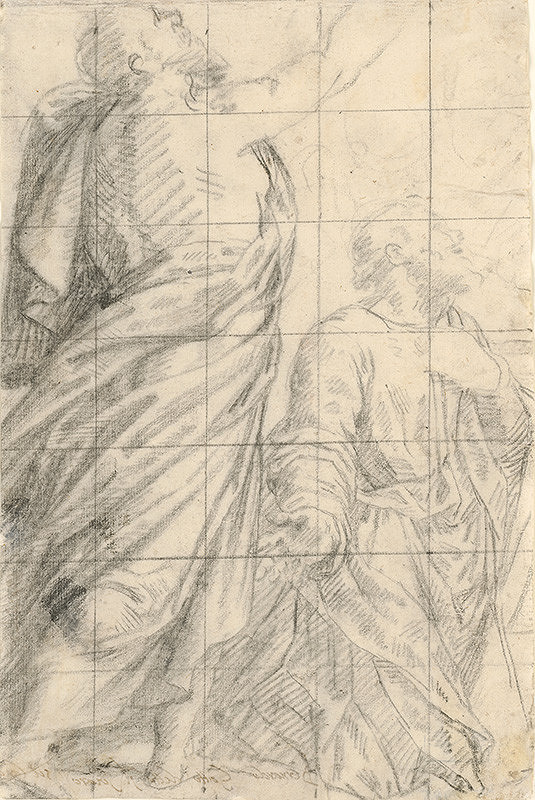 Bernardino Gatti – Štúdia postáv dvoch apoštolov 