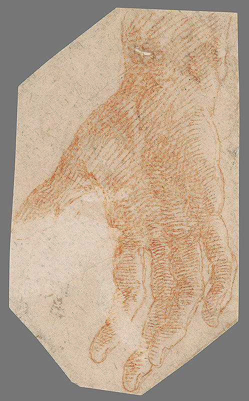 Stredoeurópsky majster z 18. storočia – Štúdia pravej ruky 