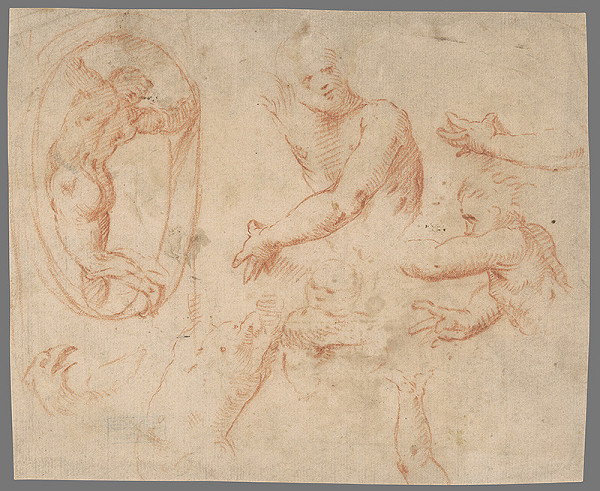 Stredoeurópsky maliar z 18. storočia – Figurálna štúdia 