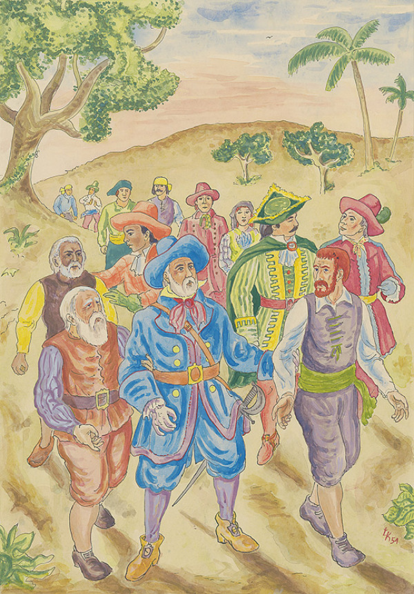 Ľubomír Kellenberger – 12.- Robinson Crusoe so skupinou ľudí 