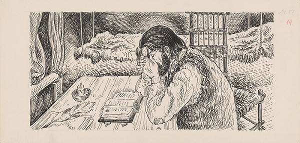 Ľubomír Kellenberger – 17. - Robinson Crusoe Thinking over a Book 