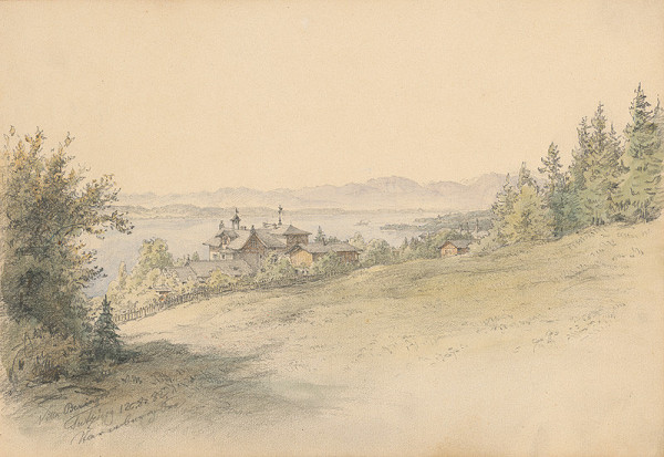 Karol Ľudovít Libay – Pohľad na vilu Beringer 