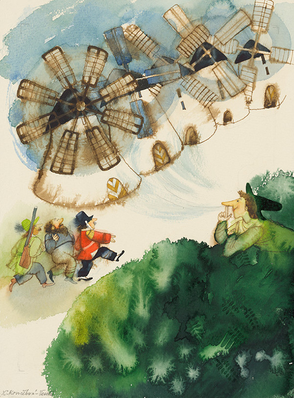 Ľuba Končeková-Veselá – Veterné mlyny 